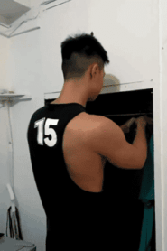 Three Young Muscular Men in a Private Bedroom Encounter