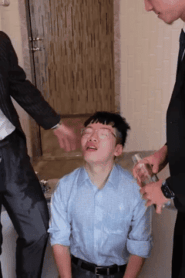 Three Young Muscular Men in a Private Hotel Room Encounter