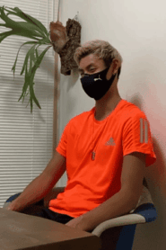 Two Young Muscular Men Share a Private Moment in the Indoor Setting