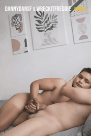 Two Prime-Age Muscular Men Share a Private Moment in the Bedroom
