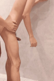 Two Young Lean Men Share a Private Moment in the Bedroom