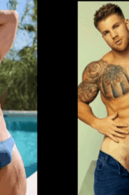 Private Training Session with Two Young Muscular Men