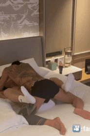 Two Young Muscular Men Share a Private Moment in the Hotel Room