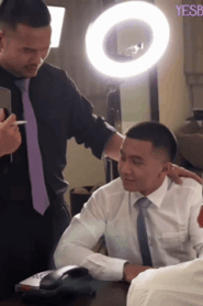 Two Prime-Age Muscular Men in a Private Indoor Setting Encounter