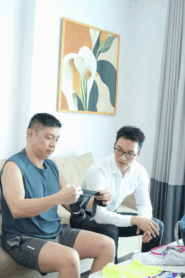Intimate Encounter with Two Prime-Age Muscular Men