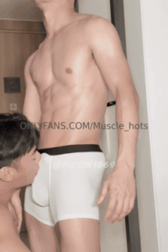 Intimate Encounter with a Group of Young Muscular Men