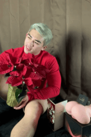 A Young Toned Man in a Private Indoor Setting Moment