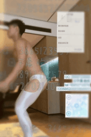 A Young Muscular Man in a Private Bedroom Encounter